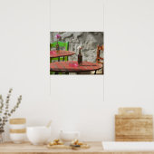 GRIEKENLAND, CRETE, provincie Hania, Hania: kleurr Poster (Keuken)