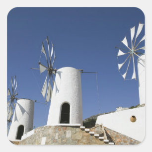 GRIEKENLAND, CRETE, provincie Iraklio, Ano Kera: Vierkante Sticker