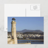 GRIEKENLAND, CRETE, provincie Rethymno, Rethymno: Briefkaart (Voorkant / Achterkant)