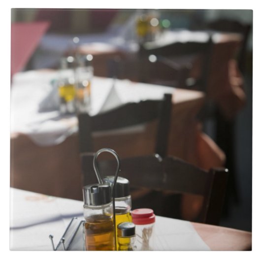 GRIEKENLAND, CRETE, provincie Rethymno, Rethymno:  Tegeltje (Voorkant)