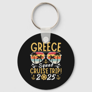 Griekenland Cruise Familie 2025 Squad Vakantie Mat Sleutelhanger