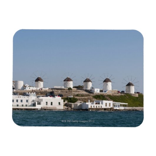 Griekenland, Cycladen, Mykonos, Mykonos Magneet (Horizontaal)