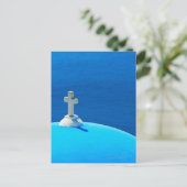 Griekenland, Cycladen, Santorini, Oia, Kerk Briefkaart (Staand voorkant)