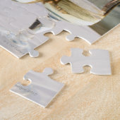 Griekenland, de Cycladen, Mykonos, wijn op tafel Legpuzzel (Zijkant)