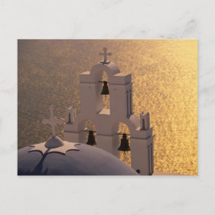 Griekenland, de Cycladen, Santorini, Thira, Briefkaart