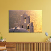 Griekenland, de Cycladen, Santorini, Thira, Canvas Afdruk (Insitu (Woonkamer))