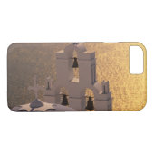 Griekenland, de Cycladen, Santorini, Thira, Case-Mate iPhone Case (Achterkant (Horizontaal))