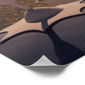 Griekenland, de Cycladen, Santorini, Thira, Poster (Hoek)