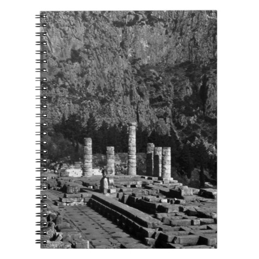 Griekenland Delphi Apollo Temple 1970 Notitieboek (Voorkant)