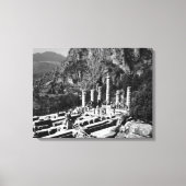 Griekenland Delphi Apollo Temple Canvas Afdruk (Voorkant)