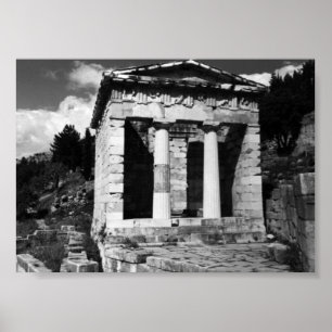 Griekenland Delphi Atheniaans ministerie van Fina Poster