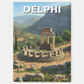 Griekenland Delphi Reizen Magneet (Voorkant)