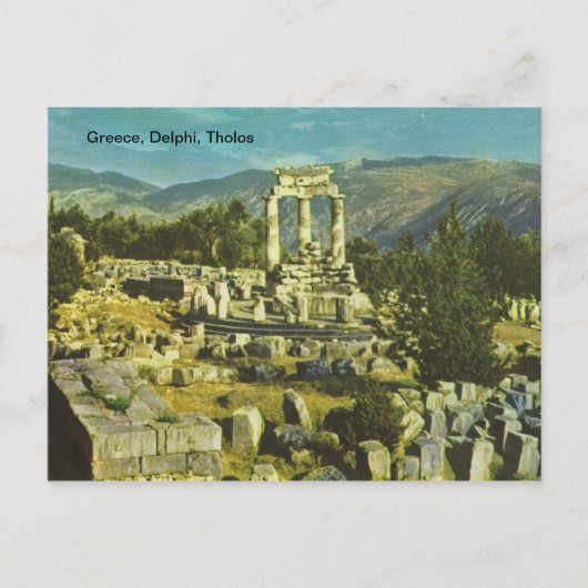 Griekenland, Delphi, Tholos Briefkaart (Voorkant)