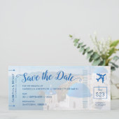 Griekenland Destination Wedding Santorini Save the (Staand voorkant)