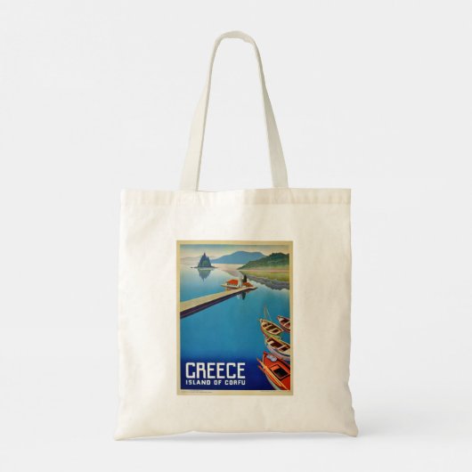  Griekenland eiland Corfu Travel Tote Bag (Achterkant)
