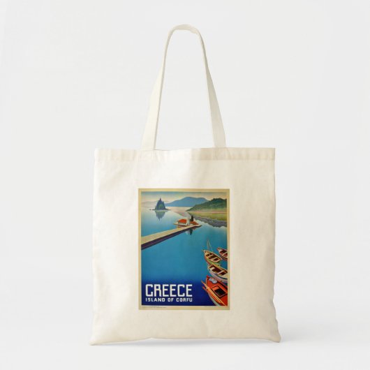  Griekenland eiland Corfu Travel Tote Bag (Voorkant)