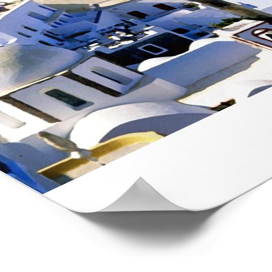 griekenland eiland poster (Hoek)