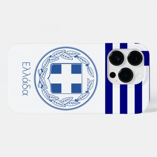 griekenland embleem Case-Mate iPhone case (Achterkant (horizontaal))