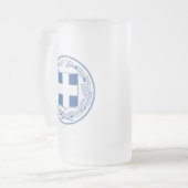 griekenland embleem matglas bierpul (Voorkant links)
