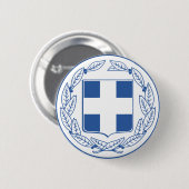 griekenland embleem ronde button 5,7 cm (Voorkant /achterkant)