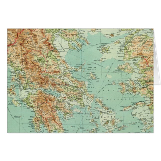 Griekenland en de Egeïsche Zee (Voorkant Horizontaal)