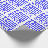 Griekenland en de Griekse vlag Cadeaupapier (Hoek)