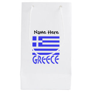 Griekenland en de Griekse vlag met Jouw naam Klein Cadeauzakje