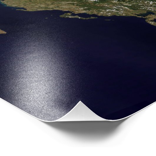 Griekenland en de omringende landen foto afdruk (Hoek)