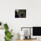 Griekenland en de omringende landen poster (Thuiskantoor)