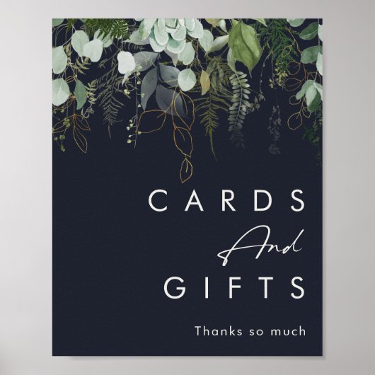 Griekenland en Gold Leaf | Donkere Kaarten en gesc Poster (Voorkant)