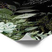 Griekenland en Gold Leaf | Menu Drinken voor het z Poster (Hoek)