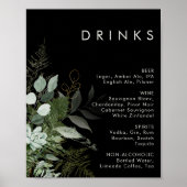 Griekenland en Gold Leaf | Menu Drinken voor het z Poster (Voorkant)