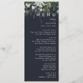Griekenland en Gold Leaf | Menu Navy Wedding (Voorkant)