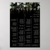 Griekenland en Gold Leaf | Zwart alfabetisch Poste Poster (Voorkant)