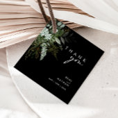 Griekenland en Gold Leaf | Zwarte dank Bedankjes Labels