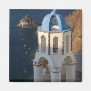Griekenland en Grieks eiland Santorini stad Oia 2 Magneet