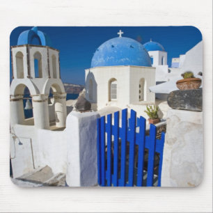 Griekenland en Grieks eiland Santorini stad Oia 3 Muismat