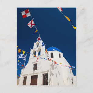 Griekenland en Grieks eiland Santorini stad Oia 4 Briefkaart