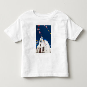 Griekenland en Grieks eiland Santorini stad Oia 4 Kinder Shirts