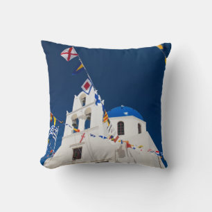 Griekenland en Grieks eiland Santorini stad Oia 4 Kussen
