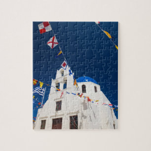 Griekenland en Grieks eiland Santorini stad Oia 4 Legpuzzel