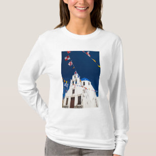 Griekenland en Grieks eiland Santorini stad Oia 4 T-shirt