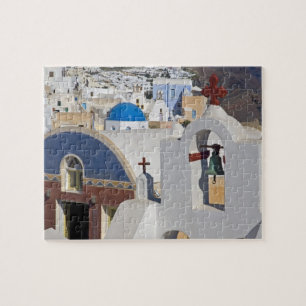 Griekenland en Grieks eiland Santorini stad Oia 5 Legpuzzel