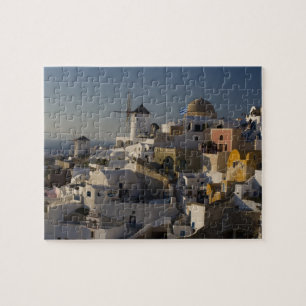 Griekenland en Grieks eiland Santorini stad Oia Legpuzzel