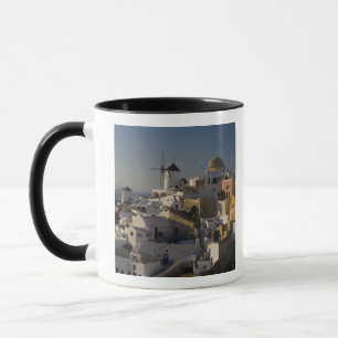 Griekenland en Grieks eiland Santorini stad Oia Mok