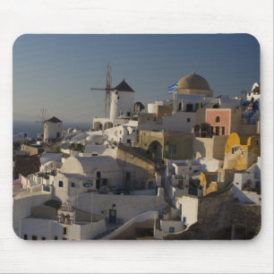 Griekenland en Grieks eiland Santorini stad Oia Muismat