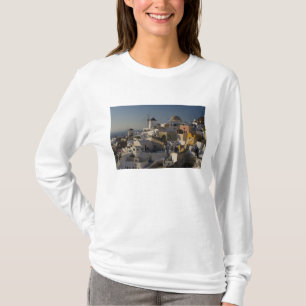 Griekenland en Grieks eiland Santorini stad Oia T-shirt