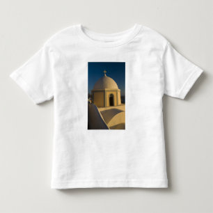 Griekenland en Grieks eiland van Santorini stad va Kinder Shirts