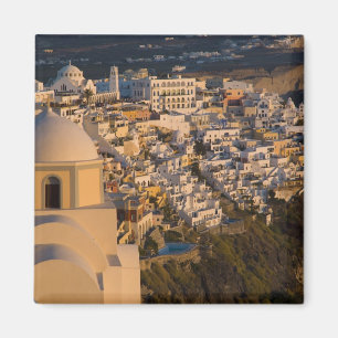 Griekenland en Grieks eiland van Santorini stad va Magneet