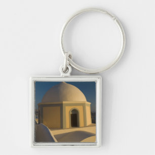 Griekenland en Grieks eiland van Santorini stad va Sleutelhanger